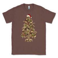 Chestnut Skeleton Christmas Tree Classic Tee - RanaPortraitStore