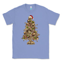 Colony Blue Skeleton Christmas Tree Classic Tee - RanaPortraitStore