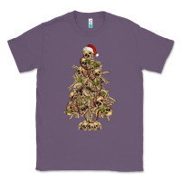 Lavender Skeleton Christmas Tree Classic Tee - RanaPortraitStore