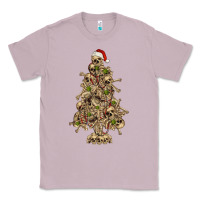 Lilac Skeleton Christmas Tree Classic Tee - RanaPortraitStore