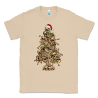 Mushroom Skeleton Christmas Tree Classic Tee - RanaPortraitStore