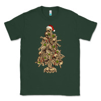 Sports Green Skeleton Christmas Tree Classic Tee - RanaPortraitStore
