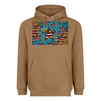 Toasted Coconut 4th of july stars skinny metal can holder Heavyweight Hoodie - HRA Design Shop