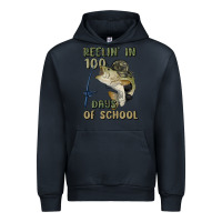 Navy reelin' in 100 days of school Urban Hoodie - MaliasSmallBusiness