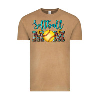 Vintage Camel western leopard  sunflowers glitter mom softball Vintage Tee - Artiststas