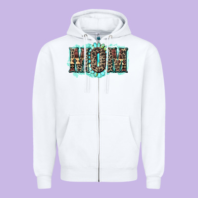Zipper Hoodie aztec mom