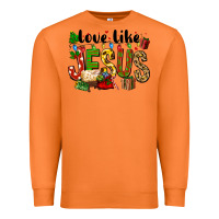 Carrot Christmas love like jesus Premium Sweatshirt - FaDigitalArtStudio