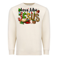 Sandshell Christmas love like jesus Premium Sweatshirt - FaDigitalArtStudio