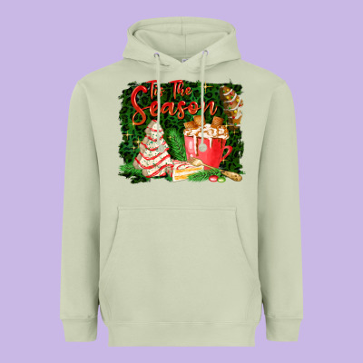 Tis The Season Heavyweight Hoodie Designed By Fadigitalartstudio