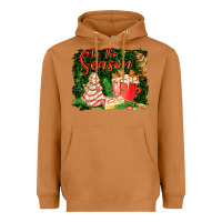Meerkat tis the season Heavyweight Hoodie - FaDigitalArtStudio