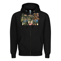 Black army mom Zipper Hoodie - Zillion Design Studio