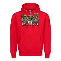 Red army mom Zipper Hoodie - Zillion Design Studio
