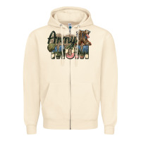 Sandshell army mom Zipper Hoodie - Zillion Design Studio