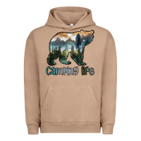 Camping Bear Urban Hoodie | Teevron