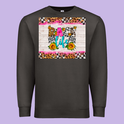 Race Life Premium Sweatshirt Designed By Hra Design Shop