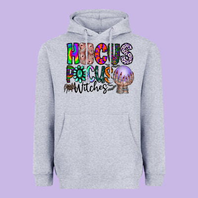 Hocus Pocus Witches Heavyweight Hoodie Designed By Cowhidedigitalart