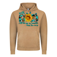 With God All Things Are Possible Sunflower Vintage Hoodie | Teevron
