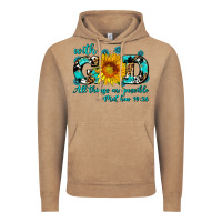 Vintage Coffee with god all things are possible sunflower Vintage Hoodie - AdoDesignShop
