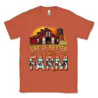 Copper life is better on the farm with barn Classic Tee - texasbilliewilder
