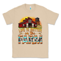 Mushroom life is better on the farm with barn Classic Tee - texasbilliewilder