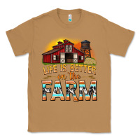 Toasted Coconut life is better on the farm with barn Classic Tee - texasbilliewilder