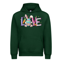 Forest Green love easter Urban Hoodie - MaliasSmallBusiness