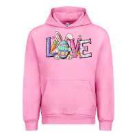 Fuchsia Pink love easter Urban Hoodie - MaliasSmallBusiness