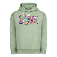 Pigment Oil Green love easter Urban Hoodie - MaliasSmallBusiness