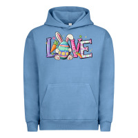 Pigment Pebble Blue love easter Urban Hoodie - MaliasSmallBusiness