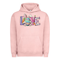 Pigment Salmon love easter Urban Hoodie - MaliasSmallBusiness