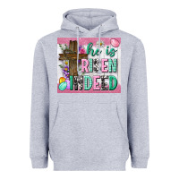 Heather Grey he is risen indeed tumbler Heavyweight Hoodie - Neo Western