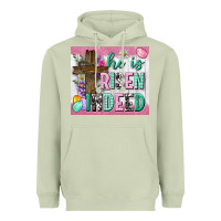 He Is Risen Indeed Tumbler Heavyweight Hoodie | Teevron