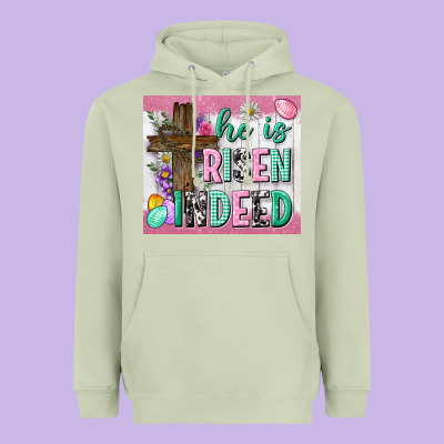 He Is Risen Indeed Tumbler Heavyweight Hoodie Designed By Neo Western
