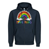 Navy love wins with daisy and heart Zipper Hoodie - texasbilliewilder