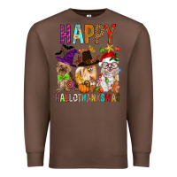 Chestnut Happy hallothankmas dog Premium Sweatshirt - FaDigitalArtStudio