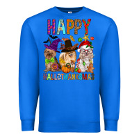 True Royal Happy hallothankmas dog Premium Sweatshirt - FaDigitalArtStudio