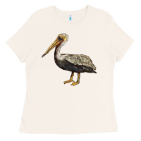 Bone louisiana state bird pelican Ladies Tee - BarkalooDesign