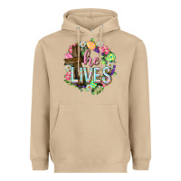 Mushroom He lives Easter with flowers Heavyweight Hoodie - Neo Western