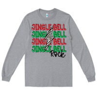 Heather Grey jingle bell rock Long Sleeve Tee - MaliasSmallBusiness