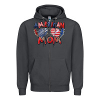 Smoke American mom Zipper Hoodie - Zillion Design Studio