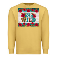 Antique Gold stay wild Premium Sweatshirt - HRA Design Shop