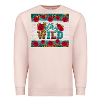 Pale Pink stay wild Premium Sweatshirt - HRA Design Shop