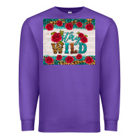 Purple stay wild Premium Sweatshirt - HRA Design Shop