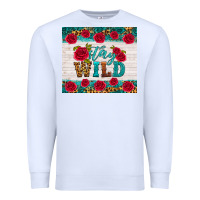 White stay wild Premium Sweatshirt - HRA Design Shop