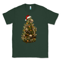 Sports Green Skeleton merry christmas tree Classic Tee - RanaPortraitStore