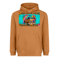 Meerkat hippie van floral skinny metal can holder Heavyweight Hoodie - HRA Design Shop