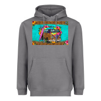 Storm hippie van floral skinny metal can holder Heavyweight Hoodie - HRA Design Shop