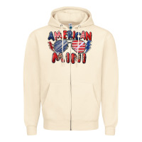 Sandshell American mini Zipper Hoodie - Zillion Design Studio