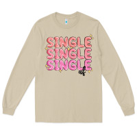 Mushroom single single single af Long Sleeve Tee - MaliasSmallBusiness