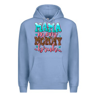 Colony Blue mama mom mommy bruh Premium Hoodie - AdoDesignShop